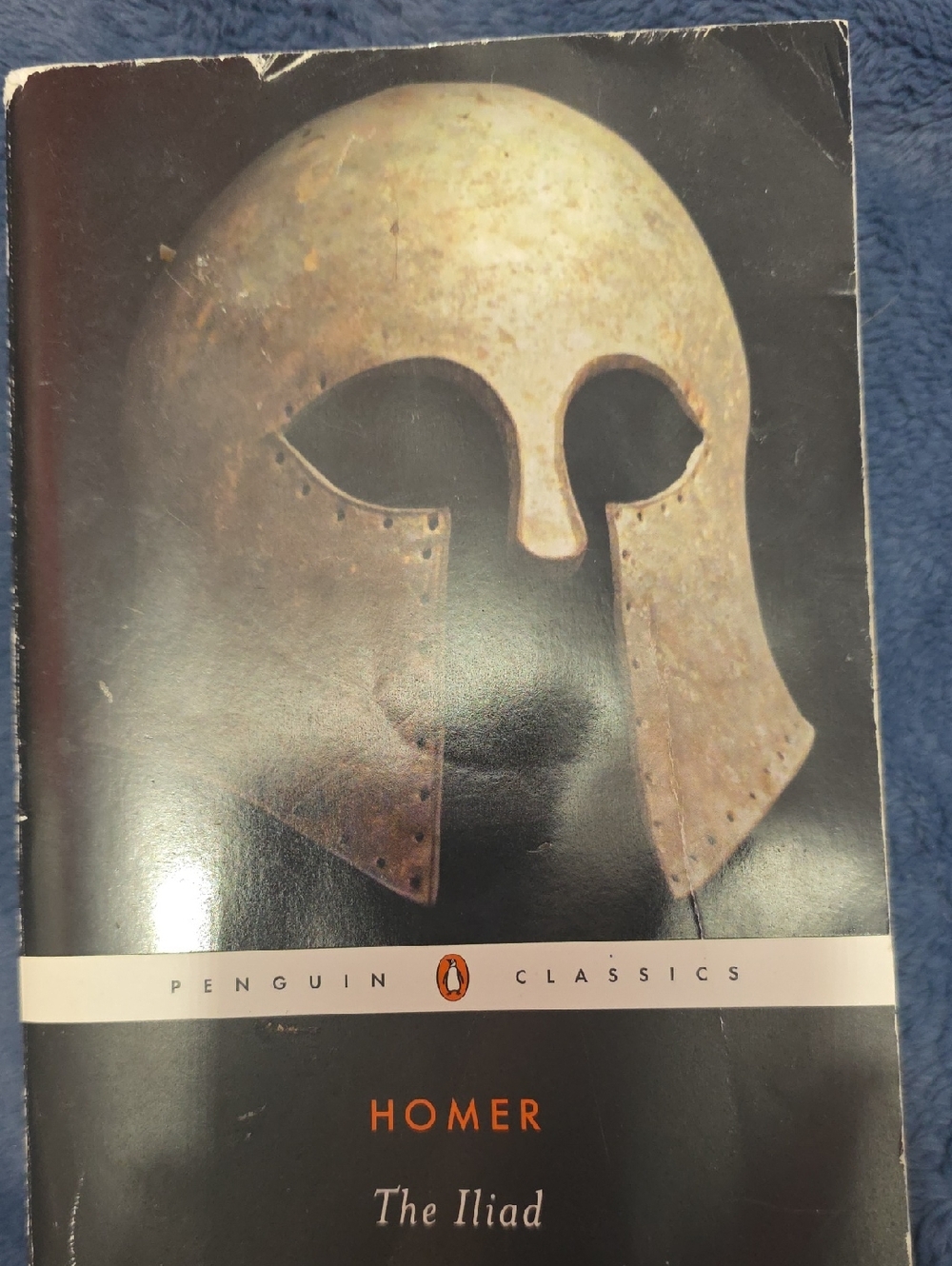 The Iliad by Homer — (Black/Cream Cover)